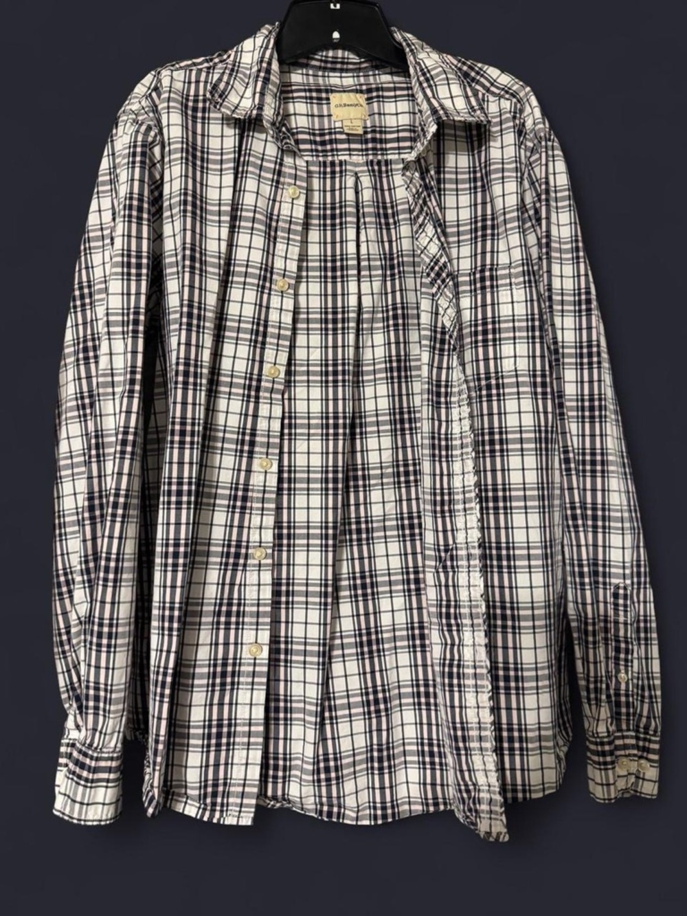 G.H. Bass & Co. Plaid Long-Sleeve Button-Down Shirt
